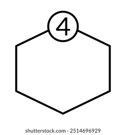 Number of diagram infographic presentation with simple elements