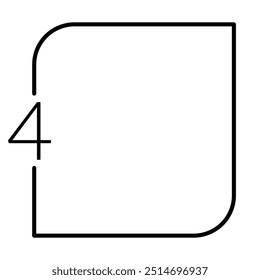 Number of diagram infographic presentation with simple elements
