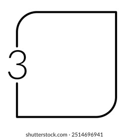 Number of diagram infographic presentation with simple elements