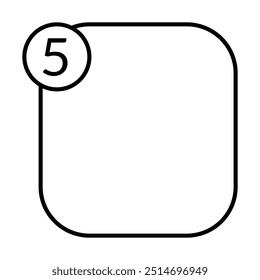 Number of diagram infographic presentation with simple elements