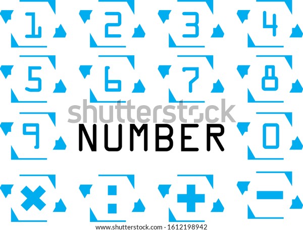 Number for education. A set of number from zero
to nine. great for
children