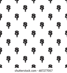 Number eight 8 isolated on white background. Black liquid oil eight 8 number vector illustration