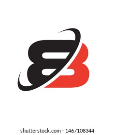 number eight in black and red