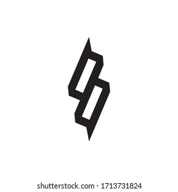 Number EIGHT with up and down arrow logo design vector