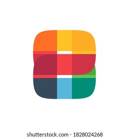 Number eight logo colored brightly and vividly with colors overlay. You can use it in your corporate identity, children magazines, birthday posters, clothes design, and others. 