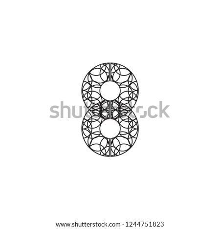 Number Eight logo design