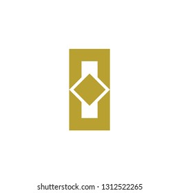 Number Eight with Square logo design 