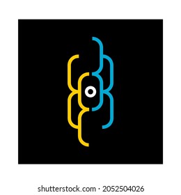 The number eight technology logo is an abstract logo that is suitable for anything related to companies. Technology is one that is growing very rapidly.