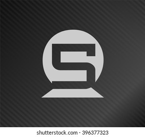 Number five logo. Vector logotype design
