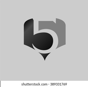 Number five logo.Logo 5 vector template
