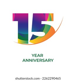 logo del 15° aniversario