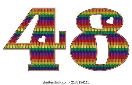 4,975 Number 48 Images, Stock Photos & Vectors | Shutterstock