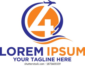 Number four, Delivery logistic handle with care logo