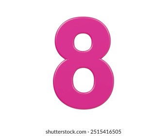  Nummernsymbol 3D-Rendergrafik