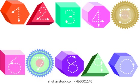 number icon for Instruction media