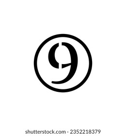 number icon vector design templates