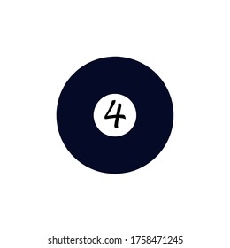number icon vector illustration logo template
