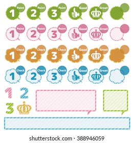 Number of icons.
