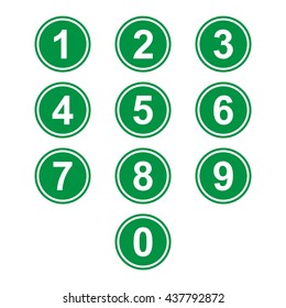 Numbers Icon Set High Res Stock Images Shutterstock