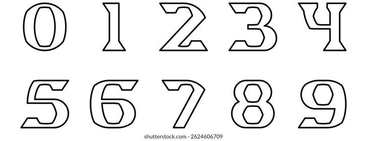 Number Icons Set, Vector Art, Images and Graphics