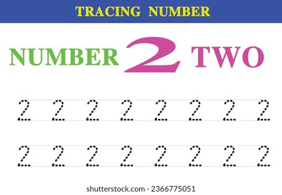 Number for kids write about tracing number.