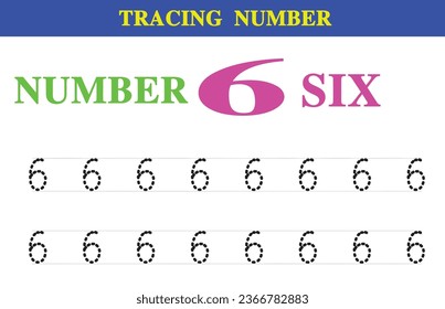 Number for kids write about tracing number.