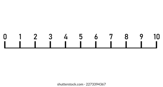 Number line 1-10 for preschool kids. Counting numbers. Teaching resources.