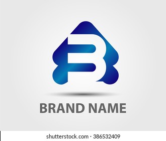 Number logo design. Number three logo. Logo 3 vector template