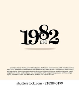 vector de diseño de logotipo de número para empresas