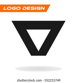 Number logo design. Number zero 0 isolated on white background. Vector flat icon or logo template