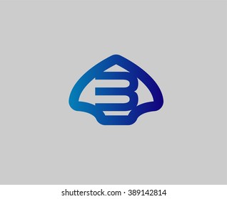 Number logo design.Number three logo.Logo 3 vector template
