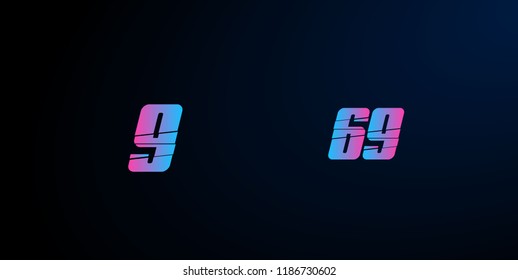 number logo, Set of abstract vector company business logo icons popular web concepts, logo with philosopy mean energy grow dream creative and spirit