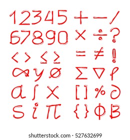 Number Math Symbols Stock Vector (Royalty Free) 527632699 | Shutterstock