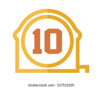 number meter roll fix repair tool equipment image vector icon logo