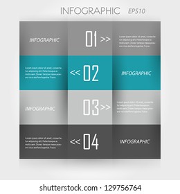 number modern infographic, infographic concept,