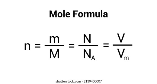 Number of moles formula