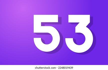 Number New White Purple Modern Company Logo