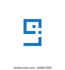 Number nine 9 logo design icon. Abstract number 9 vector logo.