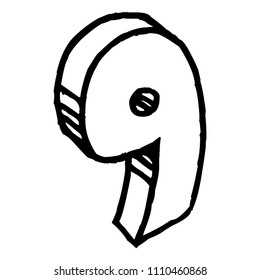 number nine icon
