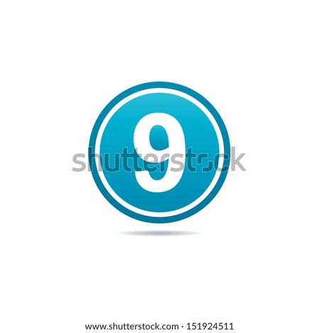 Number Nine Icon