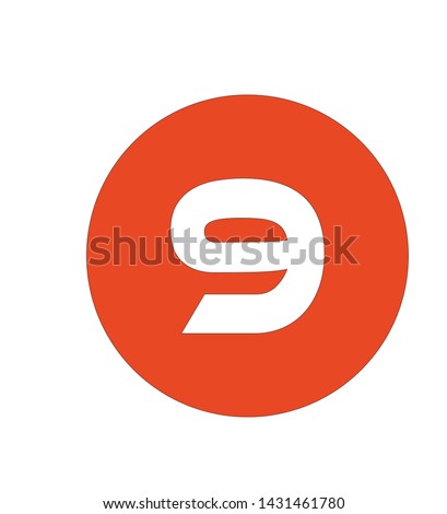 number nine in an orange circle