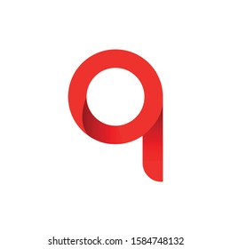 Number nine vector illustration. White background