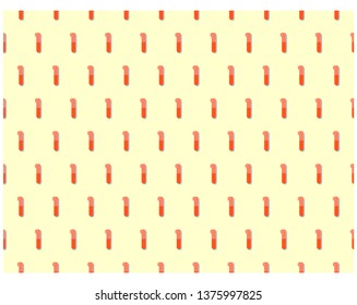Number on a color background vector