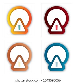 Number one 1 logo icon design template elements