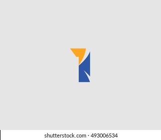 Number one 1 logo icon template
