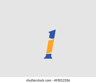 Number one 1 logo icon template
