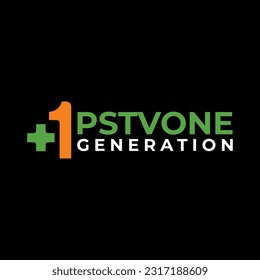 number one 1 success vector logo design