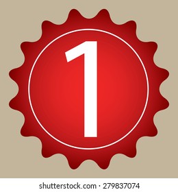 Number One Badge