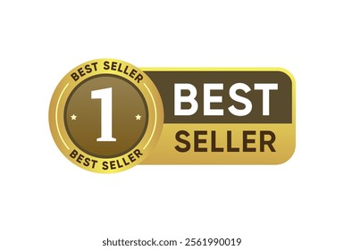 Number one Best seller Banner Sign illustration Vector design