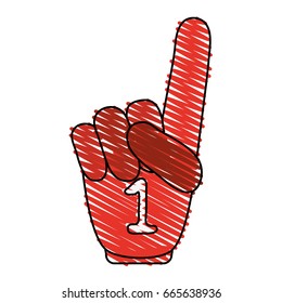 Number one glove design